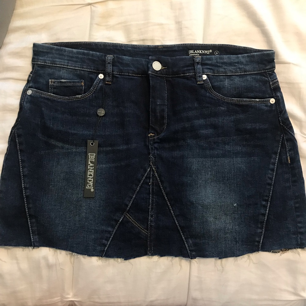 Blank NYC denim skirt